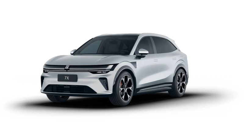 지커 7X 전면 디자인 2026 흰색 전기 SUV